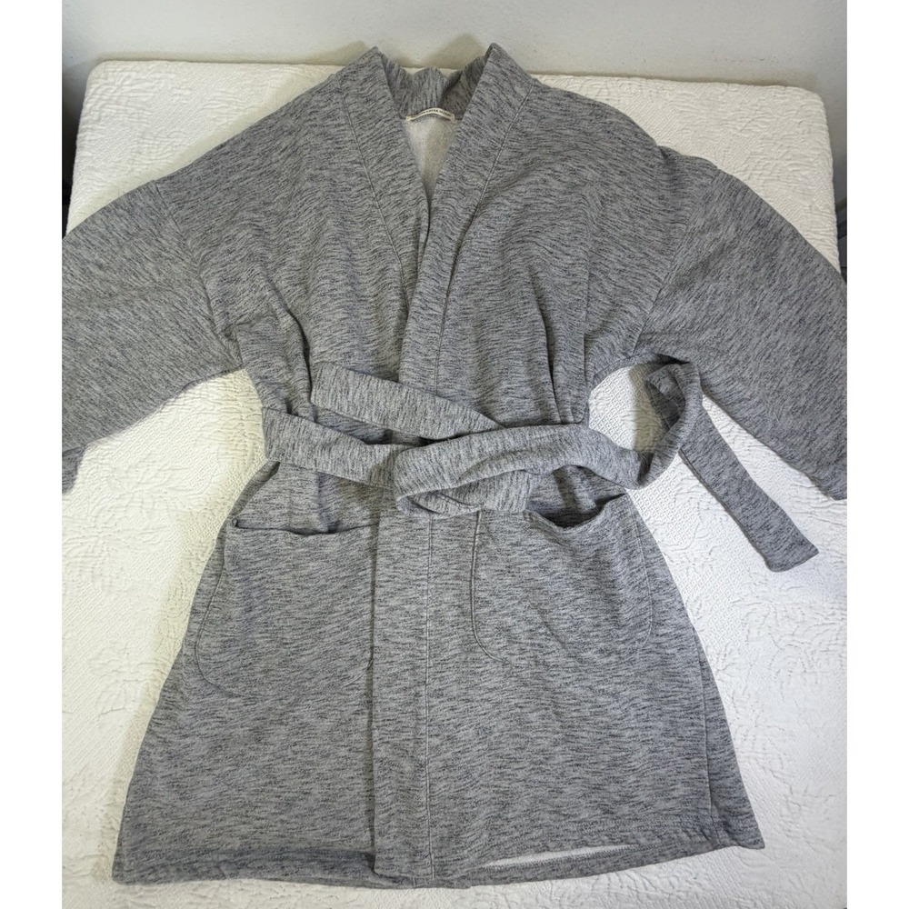 Marine Layer Robe Coat XL/XXL Tie Meryl Gray Comfy‎ Cozy